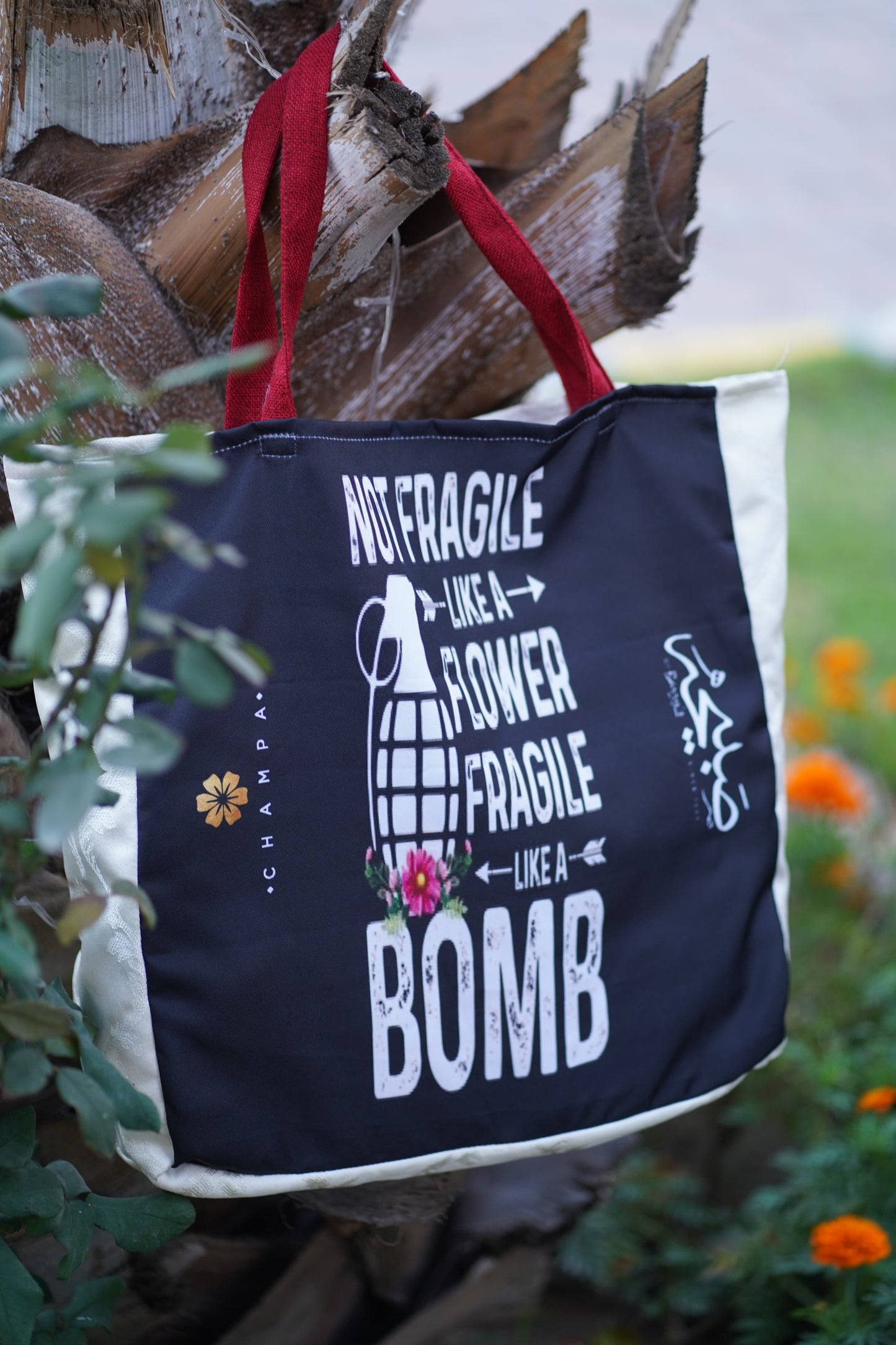 Fragile Like A Bomb Tote Bag