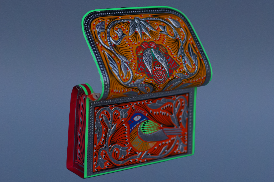 Nargis Truck Art Clutch