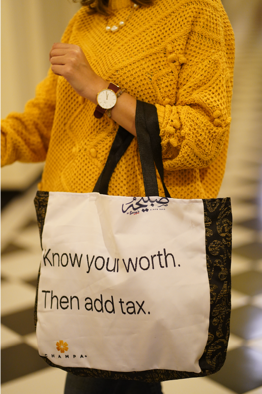 Know Your Worth Tote Bag