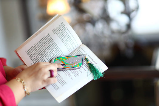 Handmade Silver Panchi Bookmark
