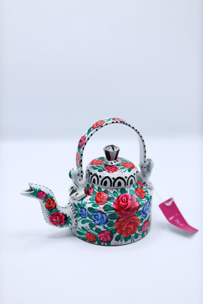 Hand-painted Gulabdaan teapot