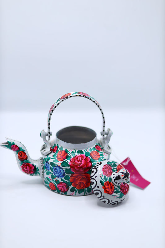 Hand-painted Gulabdaan teapot