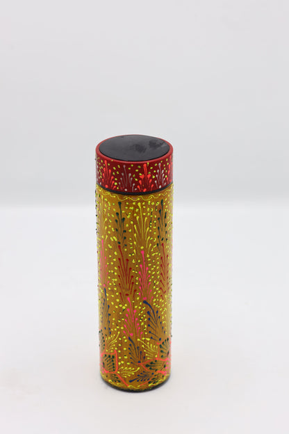 Truck art water bottle with digital meter reading