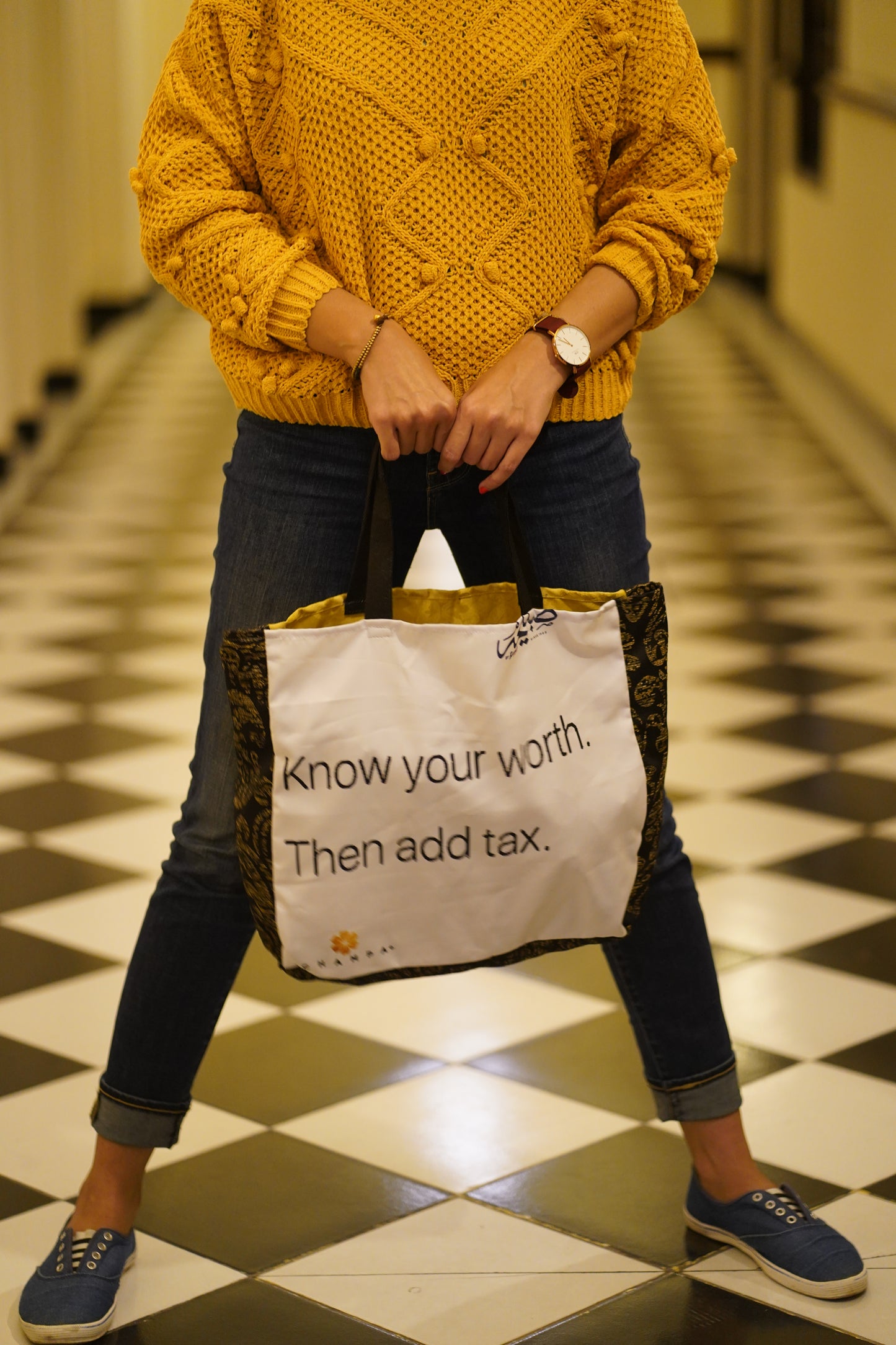 Know Your Worth Tote Bag