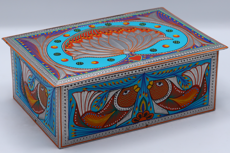 Silver Truck Art Storage Box