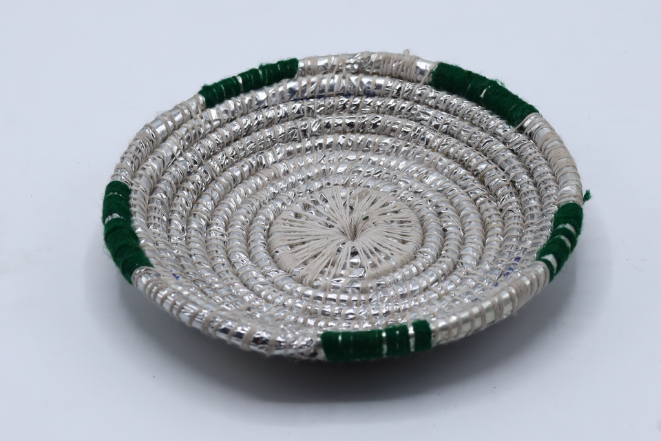 Green & Silver Round Changair