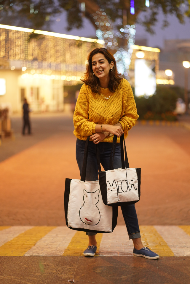 Cute Cat Tote Bag