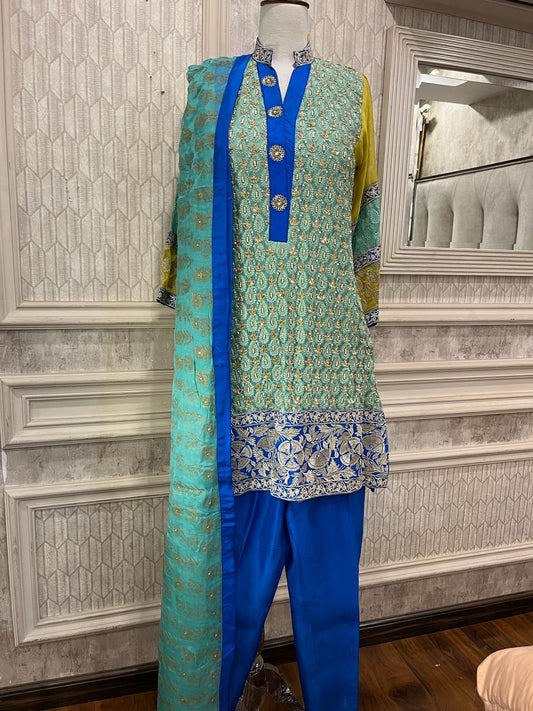 Khaadi 3 piece party dress