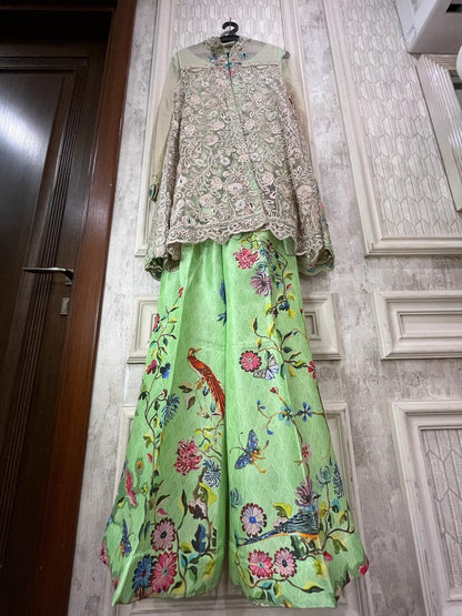 Nickie Nina Lime Green 2 piece Dress
