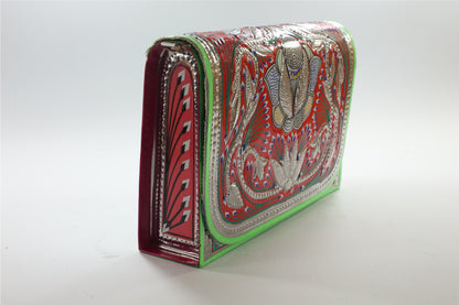 Peacock Feather Clutch 01