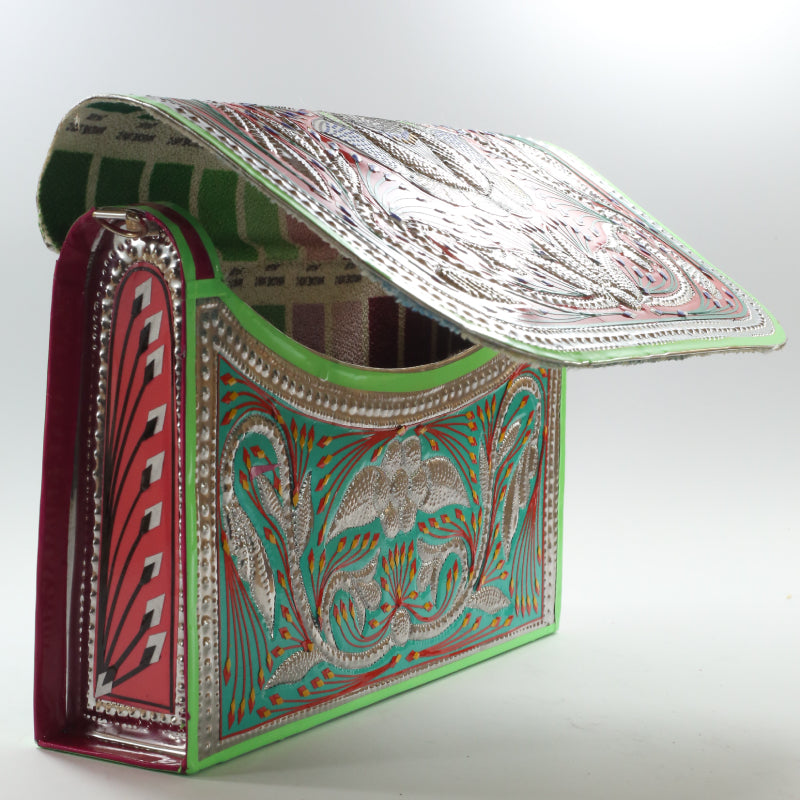 Peacock Feather Clutch 01