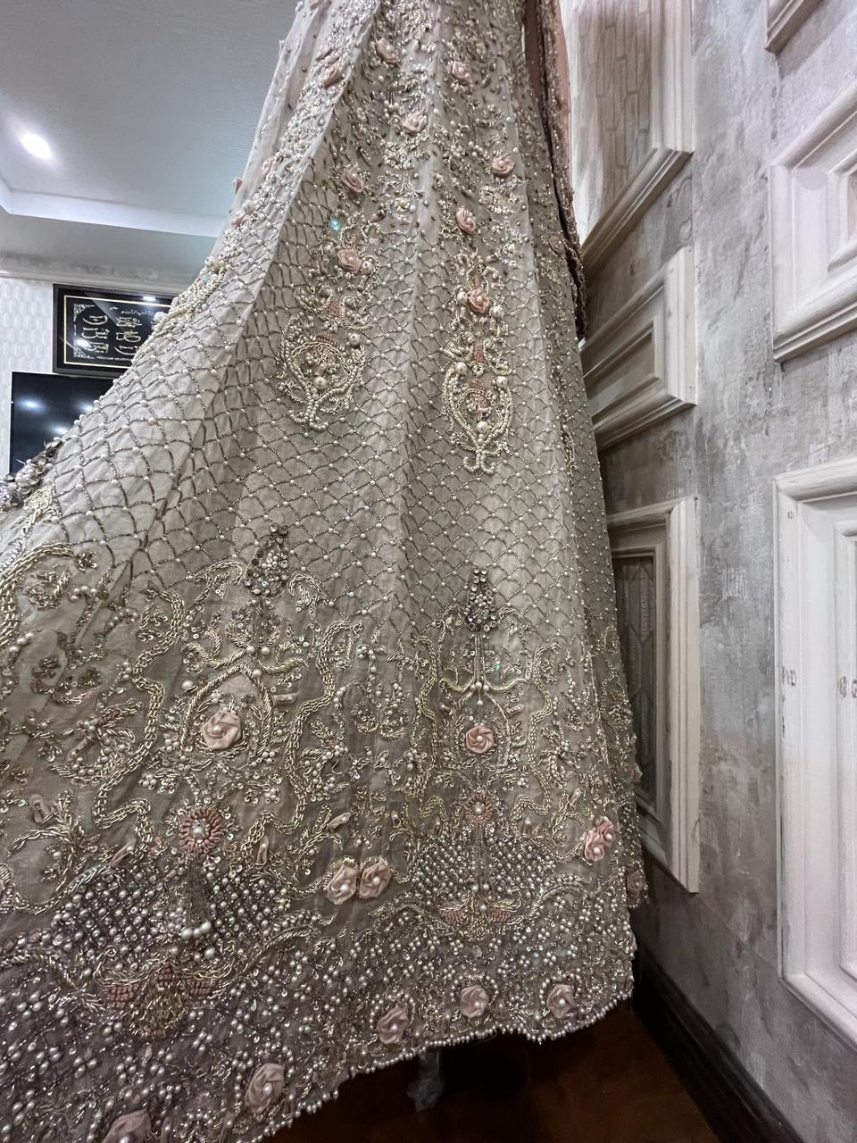2 Piece Silver Formal Dress