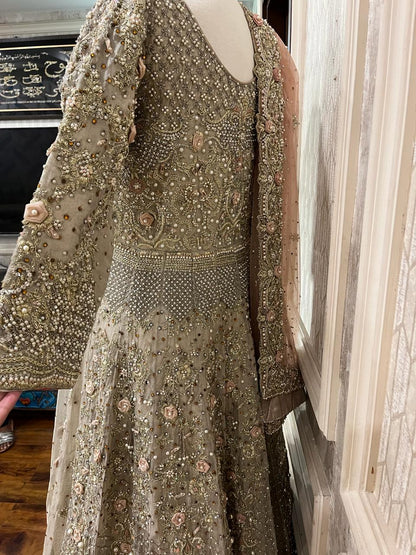 2 Piece Silver Formal Dress