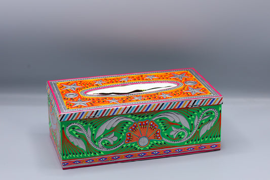 Truck Art Tissue Box